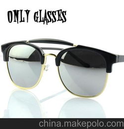 OF3077 镜面反光时尚太阳眼镜 韩版 太阳眼镜 墨镜 明星厂家直销